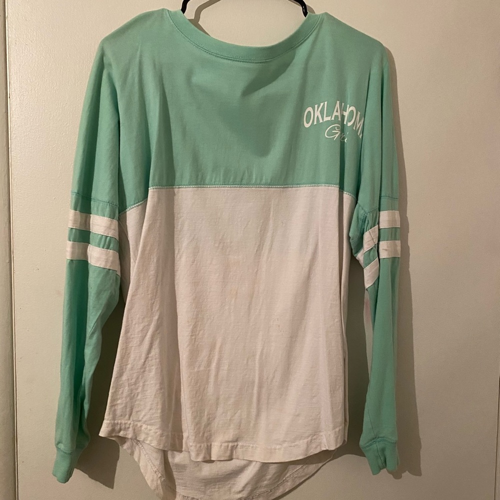 Teal Oklahoma shirt
